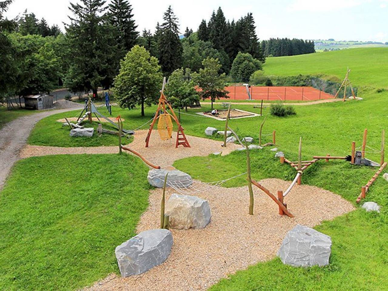Ferienhaus Gamssteige im Feriendorf Reichenbach (G26b) - Ferienhaus mit Bergblick & sonniger Terrasse (G26b) in Nesselwang, Bayerisch Schwaben