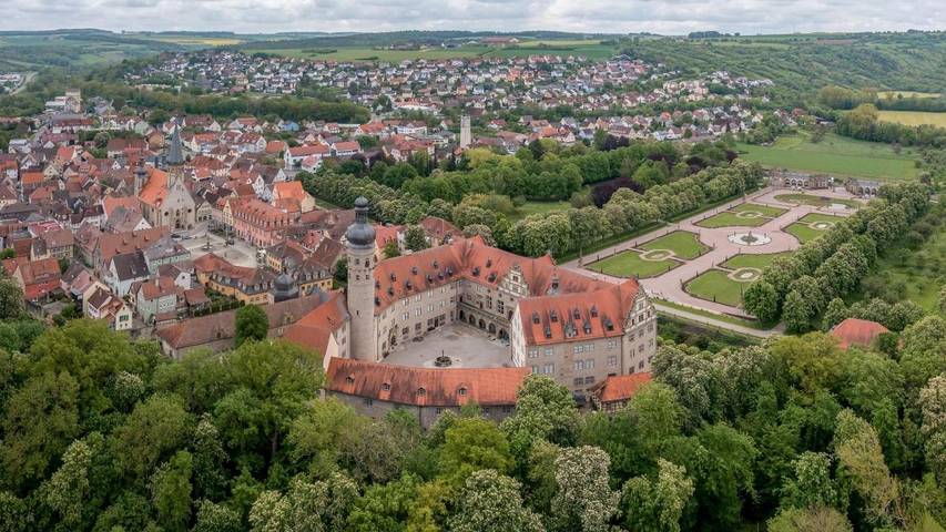 Ferienwohnung für 10 Personen, mit Terrasse und Ausblick in Weikersheim - 3