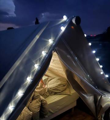 Camping pour 2 personnes, avec vue et jardin dans l' Aisne