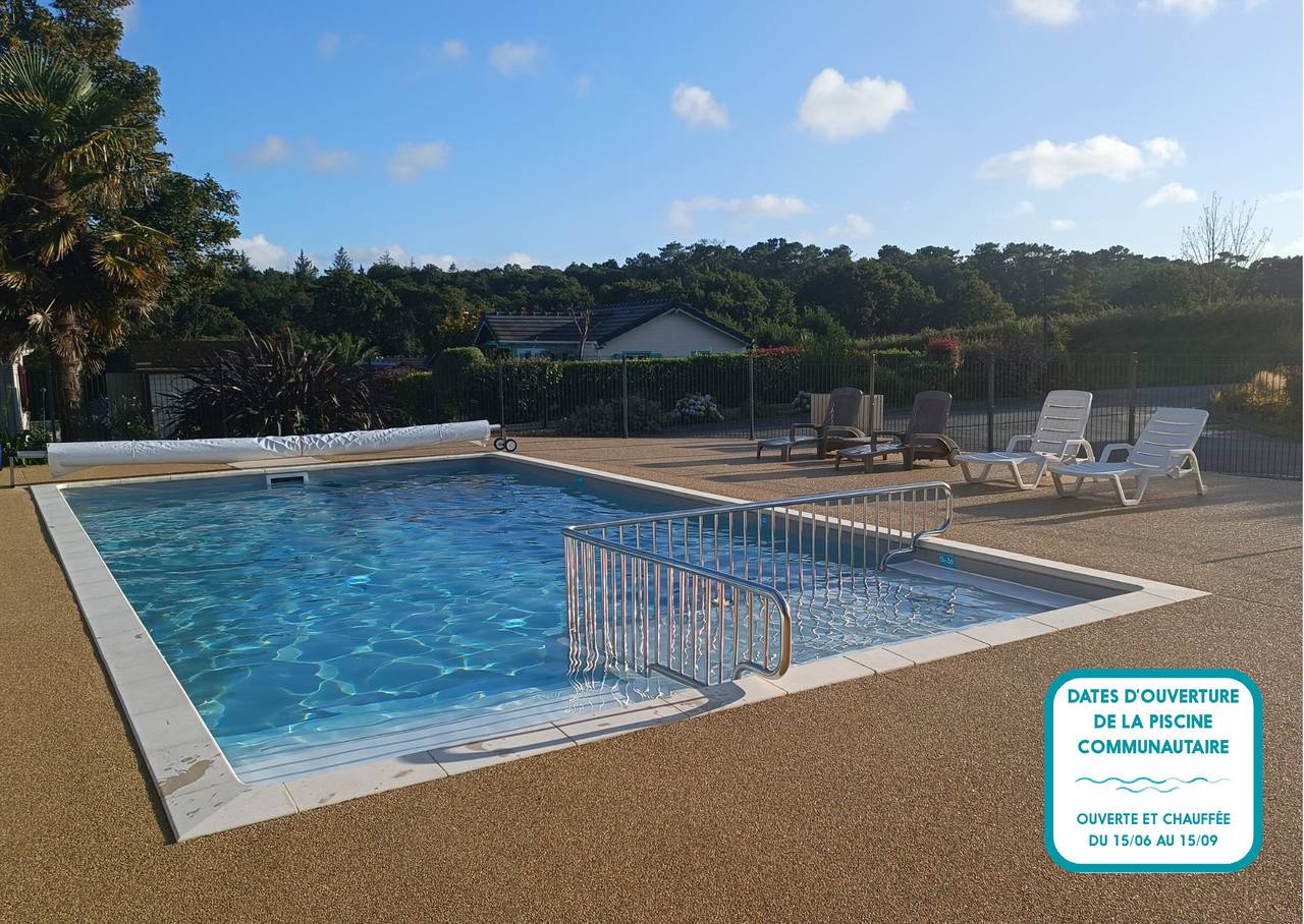 Chalet 4 pers, terrasse & piscine chauffée in Pont-l'Abbé, Région de Quimper