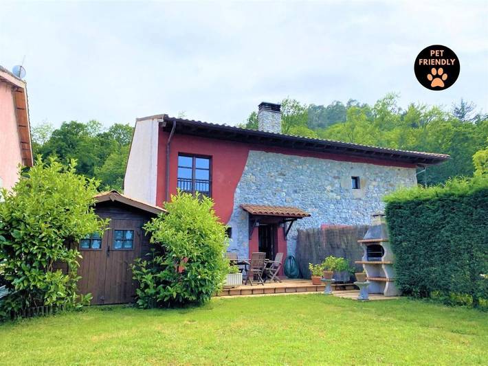 Casa rural para 4 personas, con jardín, Se admiten mascotas en Margolles