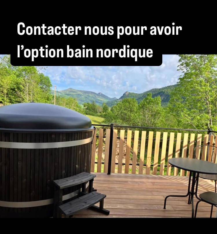 Double Room with Mountain View in Le Falgoux, Parc naturel régional des Volcans d'Auvergne
