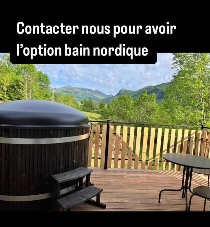 Location de vacances pour 2 personnes, avec jardin ainsi que terrasse et vue à Le Falgoux - 2
