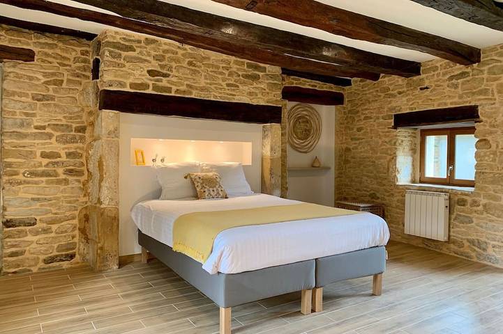 Maison de vacances pour 10 personnes, avec jardin ainsi que terrasse et piscine