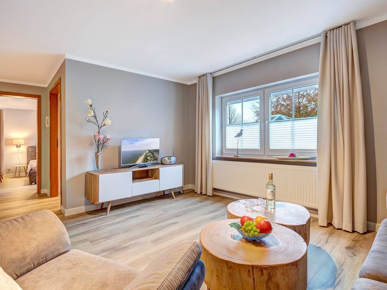 Ganze Wohnung, Ferienhaus Beier, Wohnung 1 in Heringsdorf - Idyllische Auszeit für Zwe in Drei Kaiserbäder, Heringsdorf