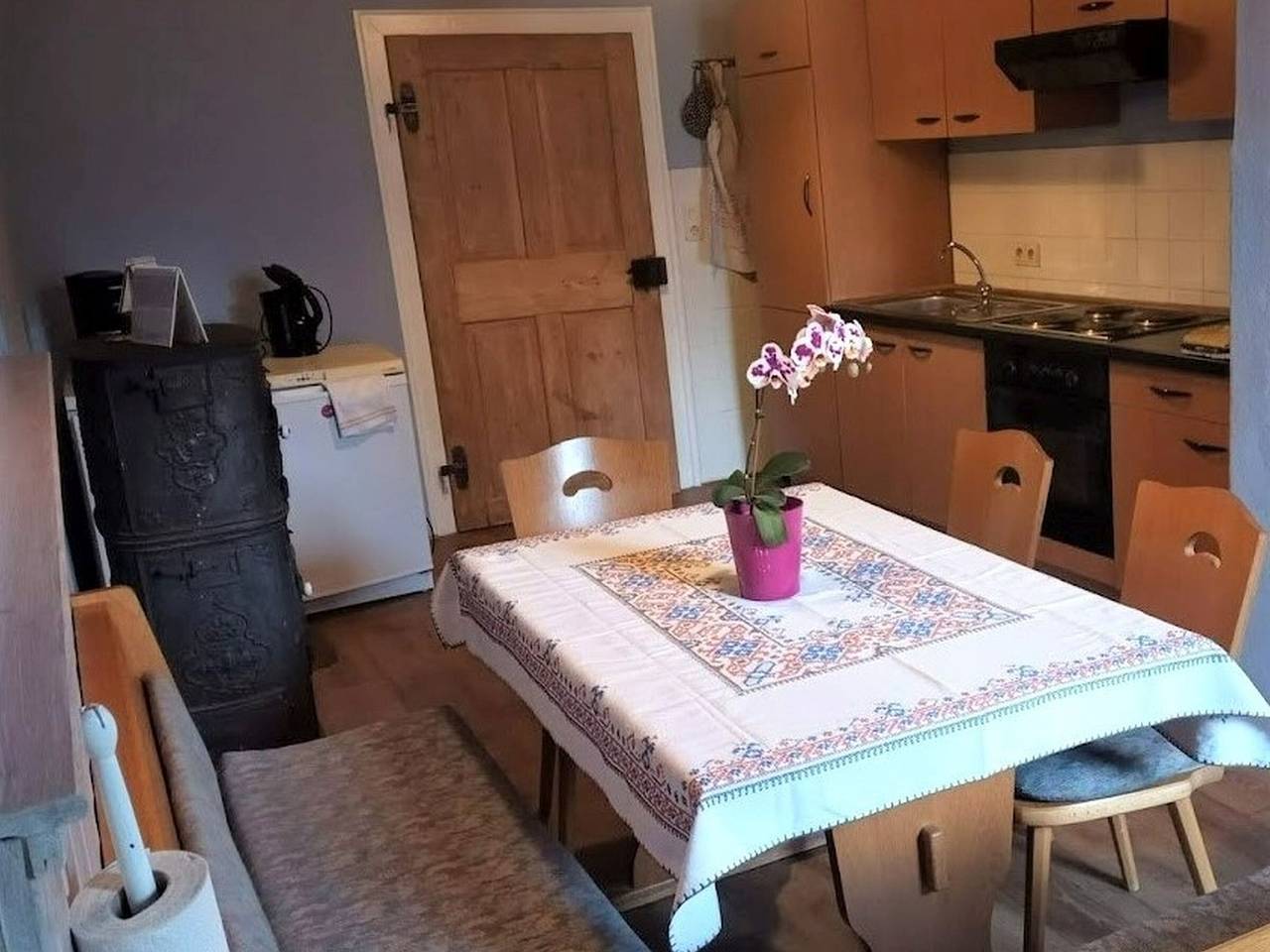 Ganze Wohnung, Ferienwohnung 'Lok Bockele, 105qm' mit Gemeinschaftsgarten in Fladungen, Rhön-Bayern
