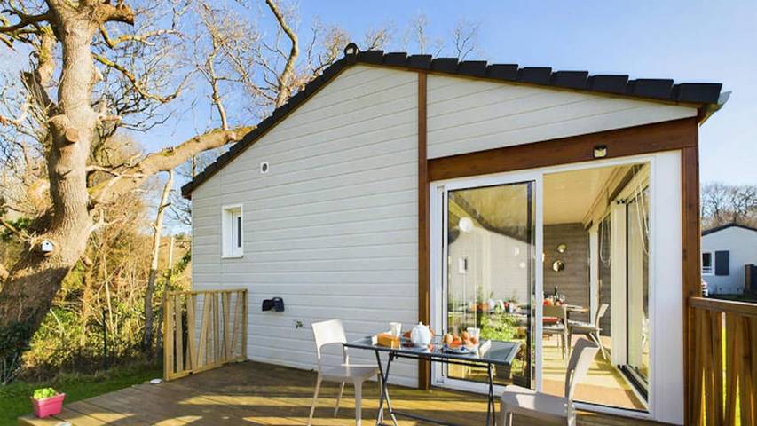 Appartement de vacances pour 5 personnes, avec piscine et jardin à Pont-l'Abbé