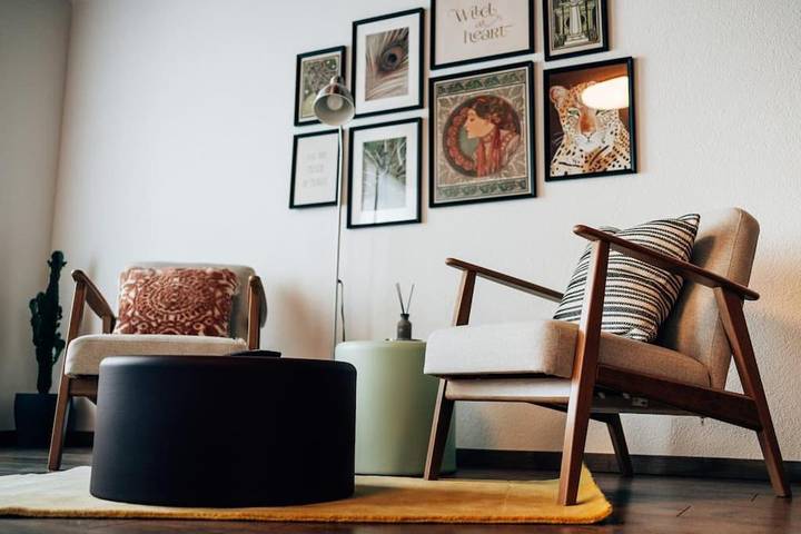 Ferienwohnung für 3 Personen, mit Terrasse und Ausblick in Glarus