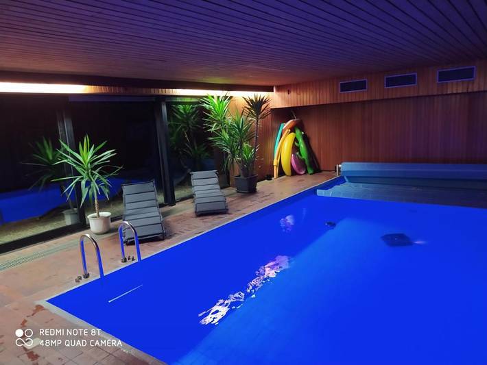 Ferienwohnung für 8 Personen, mit Terrasse und Pool sowie Ausblick in Uelzen