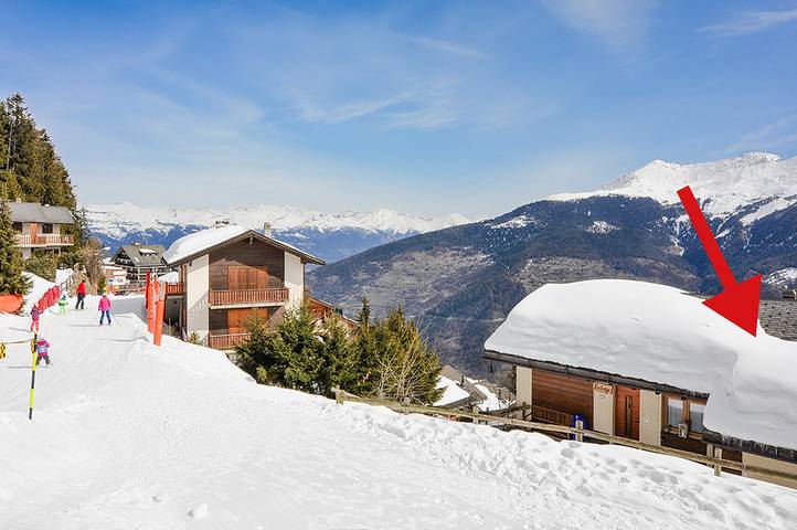 Ferienhaus für 8 Personen, mit Balkon und Ausblick in 4 Vallées