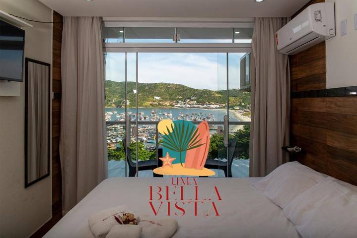 Camping für 3 Personen, mit Seeblick und Balkon sowie Ausblick in Brasilien