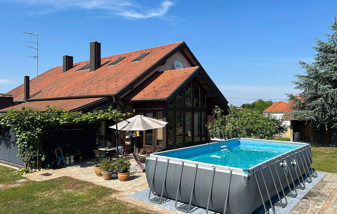 Ferienhaus für 8 Personen mit Terrasse in Medimurje