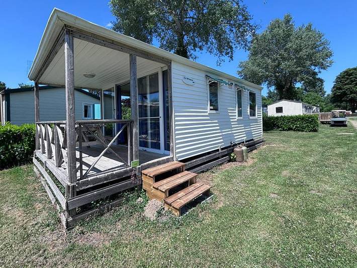 Camping Le Lac des Varennes - Mobilhome 4 personnes - Front de lac in Marçon, Vallée de la Loire