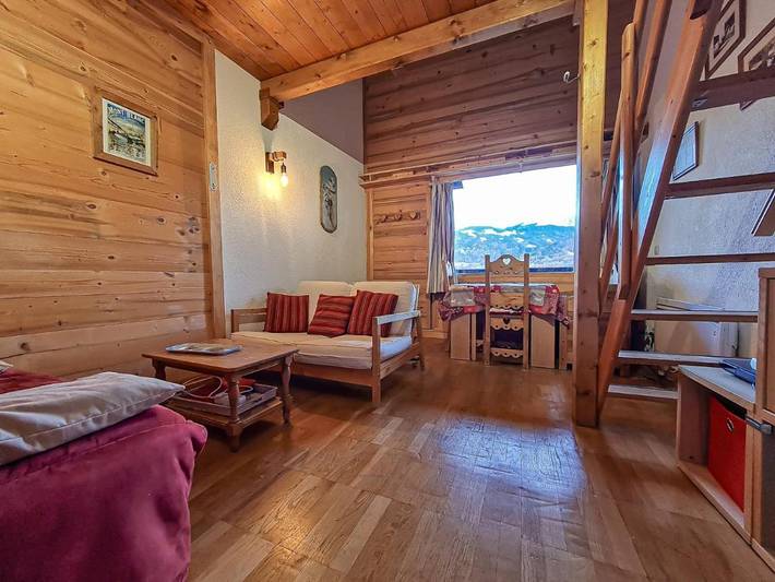 Gîte pour 4 personnes, avec balcon et vue à Saint-Jeoire