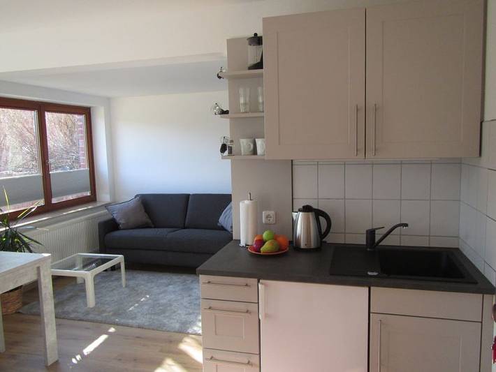 Ganze Ferienwohnung, Ferienwohnung Scharfenberg - Ferienwohnung, 24qm, 1 Wohn-/Schlafzimmer, max. 1 Personen in Weimar, Weimarer Land