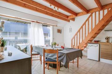Gîte pour 4 personnes, avec balcon dans Plage du Men Du