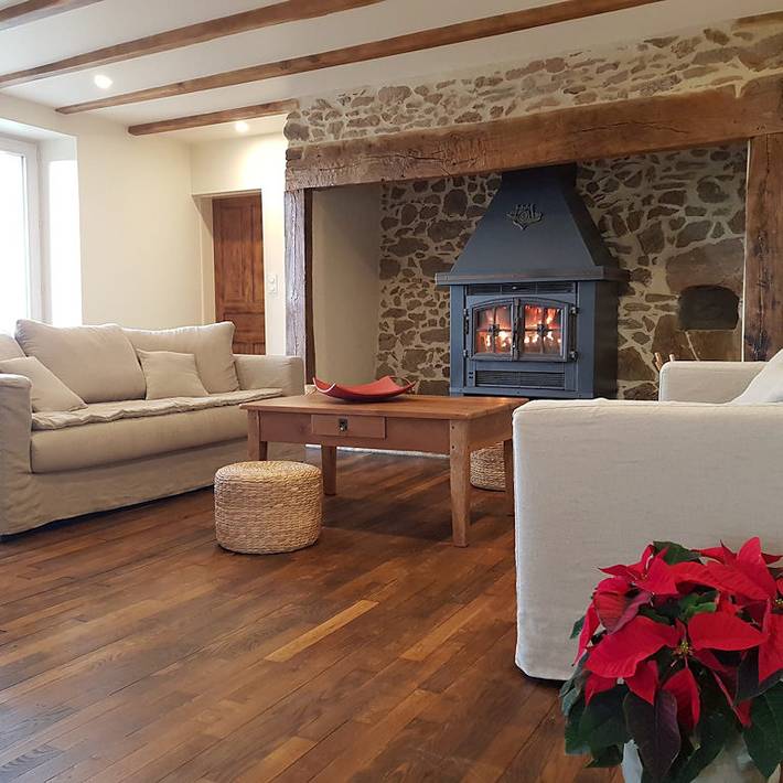 Gîte pour 10 personnes, avec terrasse et jardin ainsi que sauna et jacuzzi à Leynhac - 3