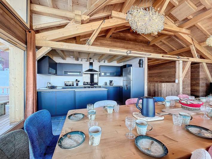Chalet pour 14 personnes, avec sauna et balcon dans Le Corbier - 4