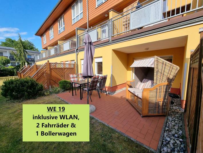 Ferienpark für 5 Personen, mit Terrasse und Garten in Zempin