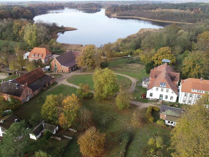 Ferienwohnung mit 2 Schlafzimmer in Groß Zecher, Seedorf (Schaalsee)