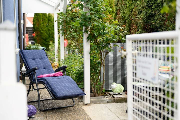 Gîte pour 3 personnes, avec terrasse et jardin, animaux acceptés à Meersburg - 4