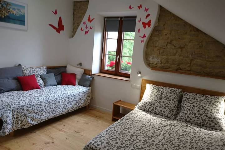 Gîte pour 6 personnes, avec terrasse ainsi que jardin et jacuzzi à Langatte - 3