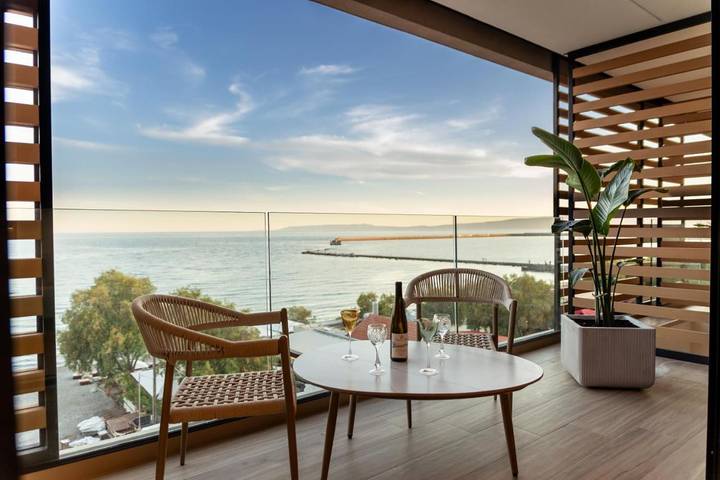 Hôtel pour 4 personnes, avec Balcon ainsi que Terrasse et Vue