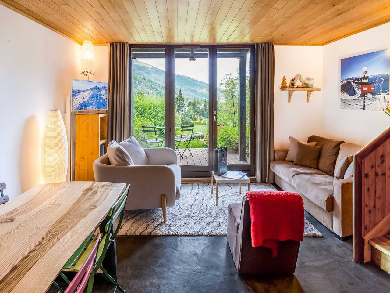 Appartement entier, Appartement cosy avec jardin et parking pour 5 personnes in Le Monêtier-les-Bains, Serre Chevalier