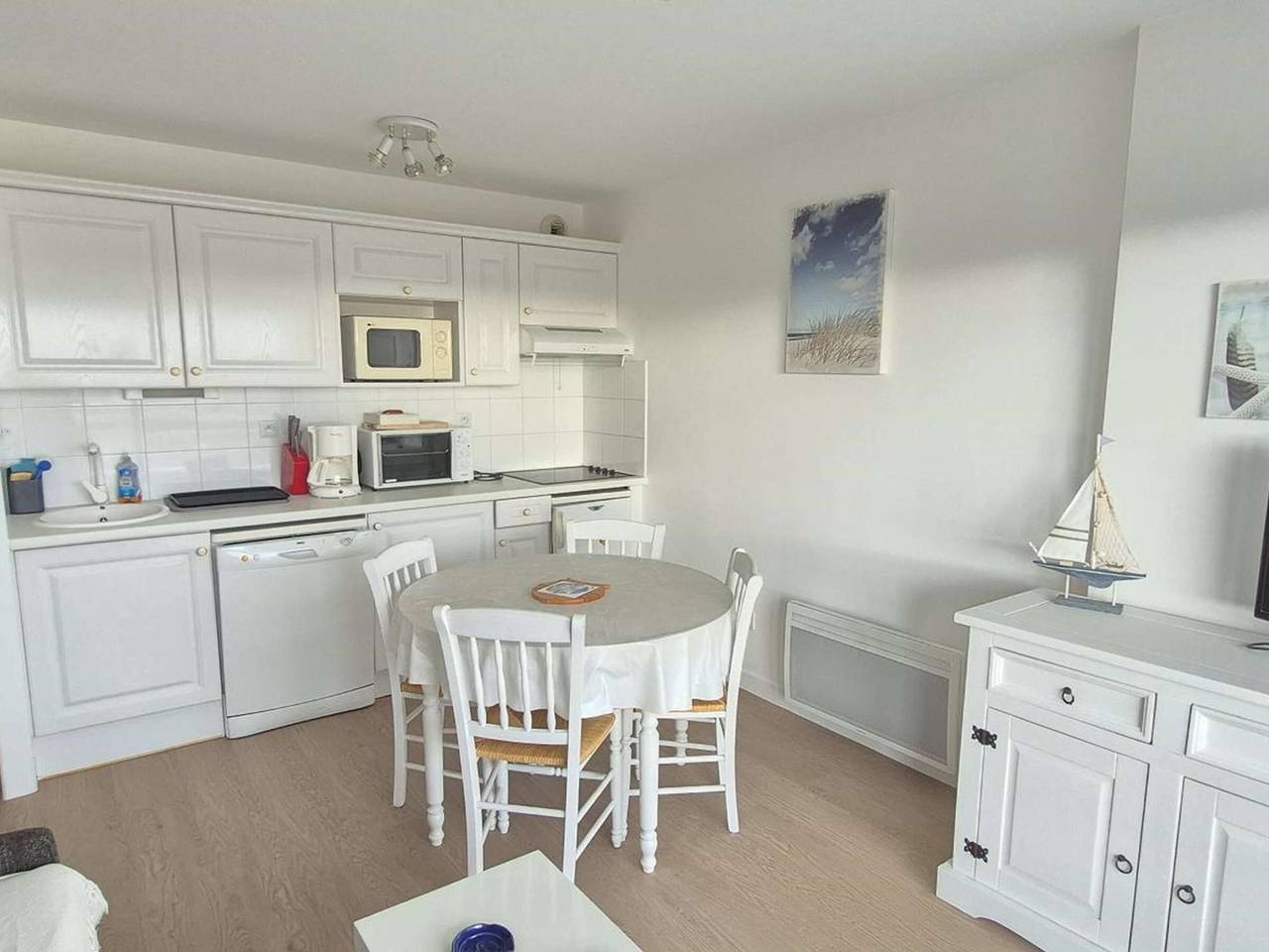 Estudio entero, Estudio luminoso para 4 con balcón orientado al sur, Stella Plage in Cucq, Montreuil und Umgebung