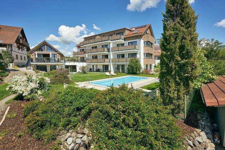 Ferienwohnung für 4 Personen, mit Ausblick und Garten sowie Sauna - 1