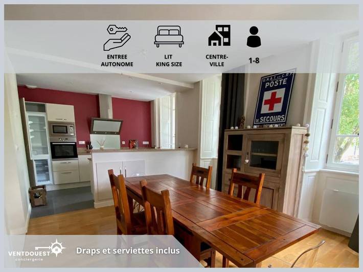 Maison de vacances pour 8 personnes, avec terrasse - 1