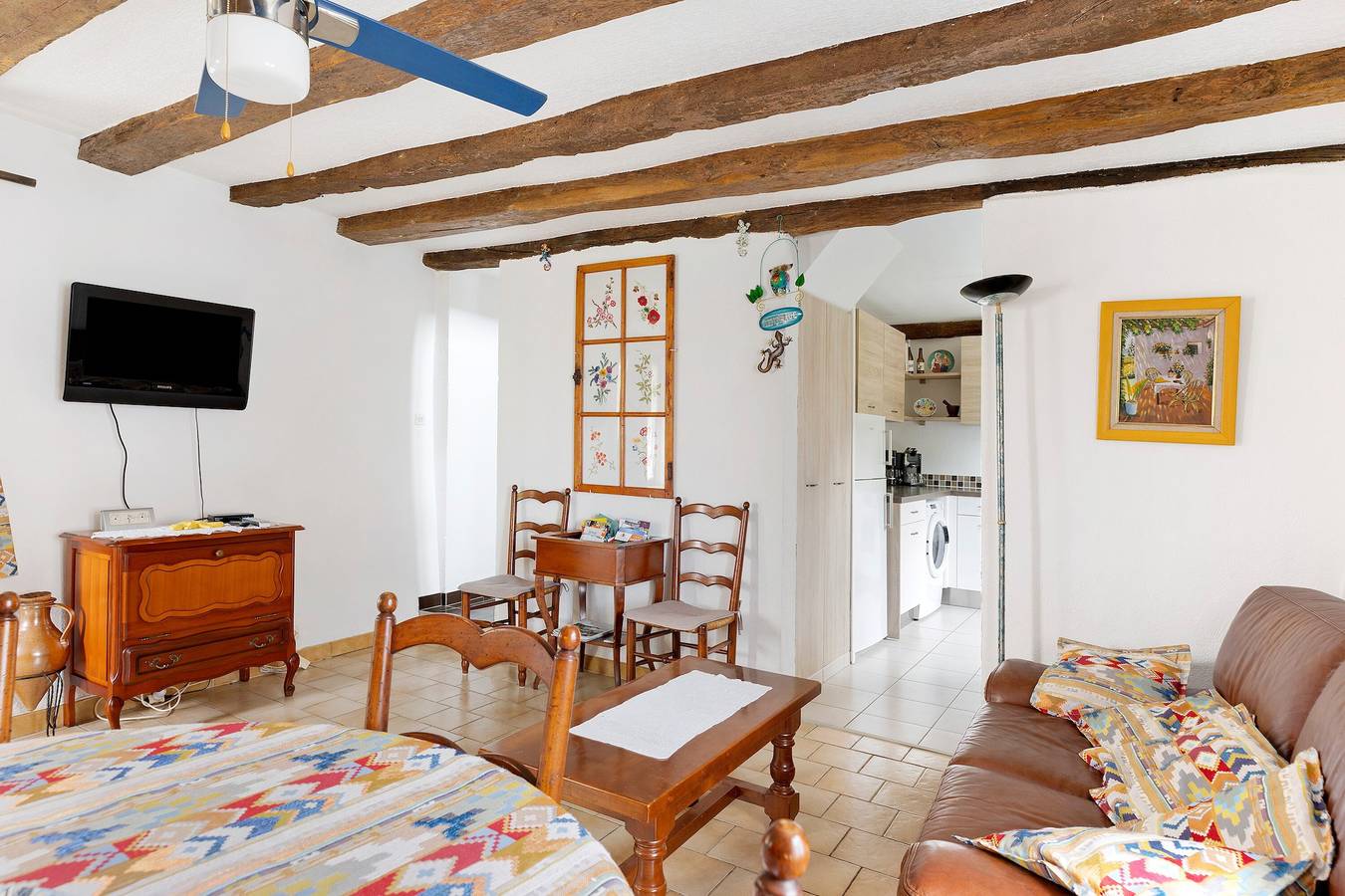 Gîte La Salamandre: Private Terrasse, Garten, Klimaanlage, Cher-Blick, 2 Schlafzimmer in Savonnières, Tours und Umgebung