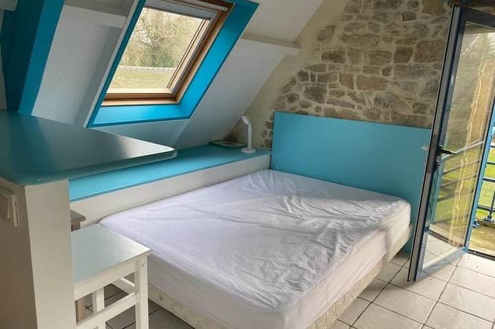 Gîte pour 4 personnes, avec terrasse ainsi que jardin et piscine à Sainte-Hélène (France) - 3