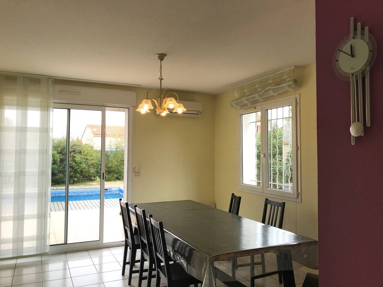 Villa climatisée avec piscine privée, 3 ch, jardin, parking et Wifi à Elne in Elne, Côte méditerranéenne (France)