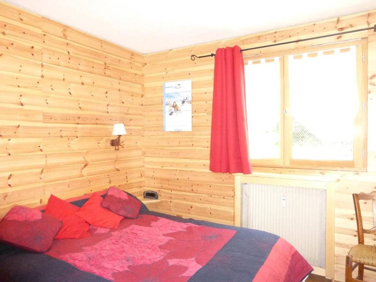 Entire apartment, Bright T2 apartment with balcony in Pra Loup 1600 in Pra-Loup, Uvernet-Fours