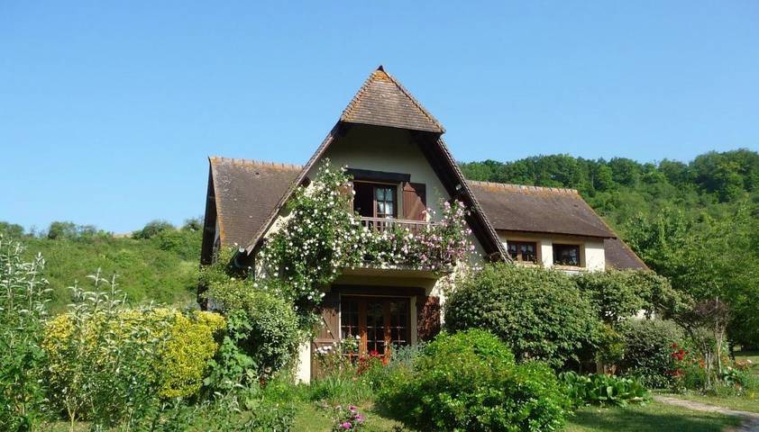 Chambre d’hôte pour 2 personnes, avec Terrasse ainsi que Jardin et Vue à Giverny