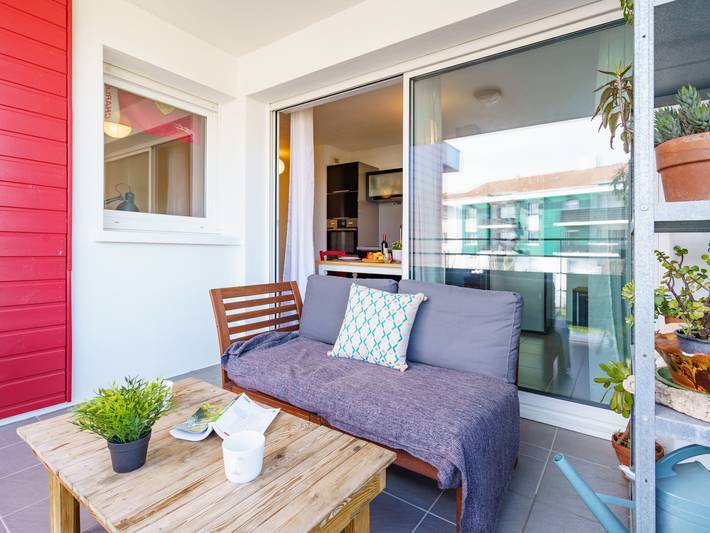 Apartamento para 2 personas, con Balcón en Bidart