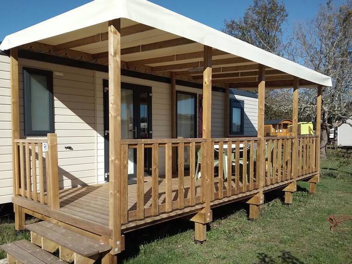 Camping Las Chancas - Mobilheim 6 personen - Vorhang Nirvana Trio von 2020, 3 Schlafzimmer in Sainte-Eulalie-en-Born, Côte d’Argent