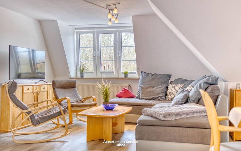 Vakantiewoning voor 5 personen, with tuin and whirlpool as well as zwembad and sauna, met huisdier in Laboe