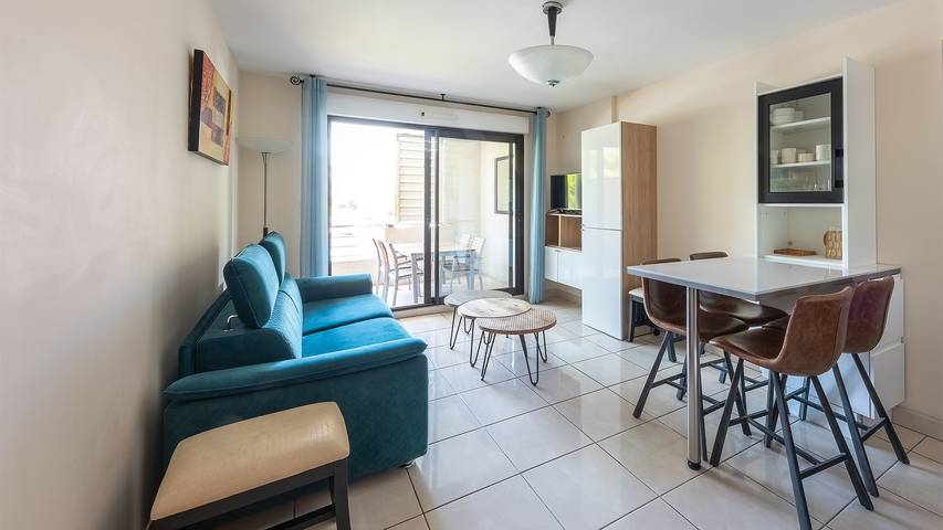 Gîte pour 4 personnes, avec balcon dans Port de Cannes Marina