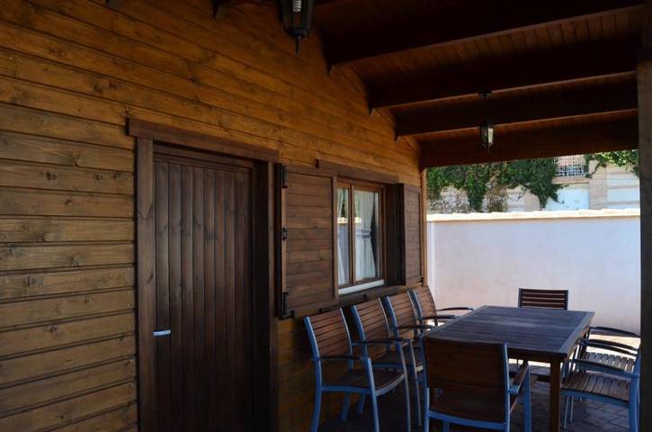Casa rural para 12 personas, con piscina además de jardín y vistas, Se admiten mascotas en Montes de Toledo - 4