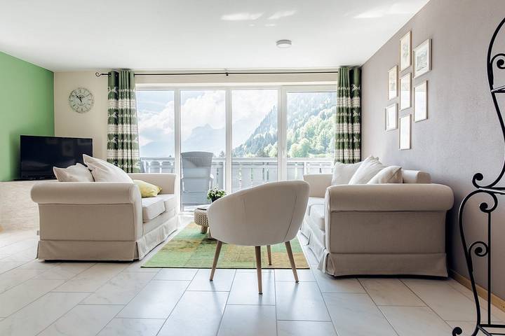 Ferienwohnung für 2 Personen, mit Balkon und Sauna, kinderfreundlich in Pfronten