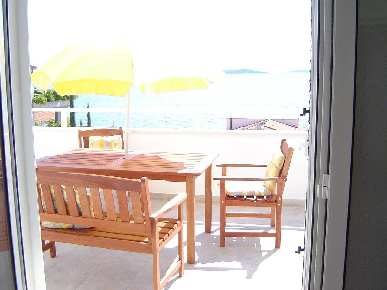 Ganze Wohnung, 1-Zimmer-Ferienwohnung mit Terrasse und Meerblick Primosten A-15704-d in Primošten, Šibenik-Knin
