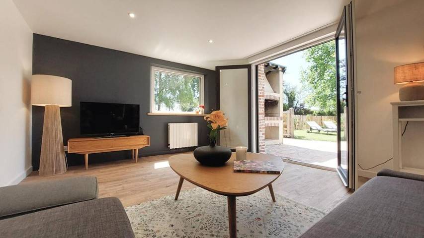 Gîte pour 3 personnes, avec jardin et jacuzzi, animaux acceptés dans Valorbiquet