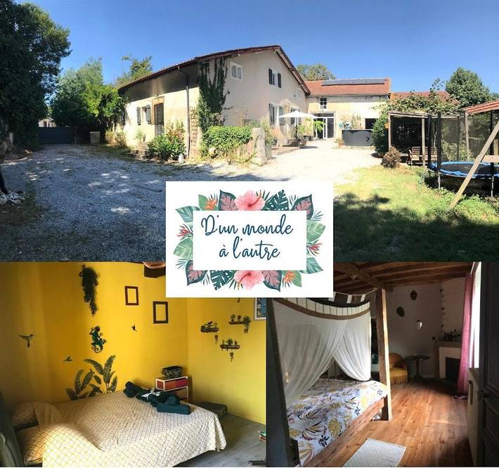 Location de vacances pour 10 personnes, avec piscine et jardin à Bonnut