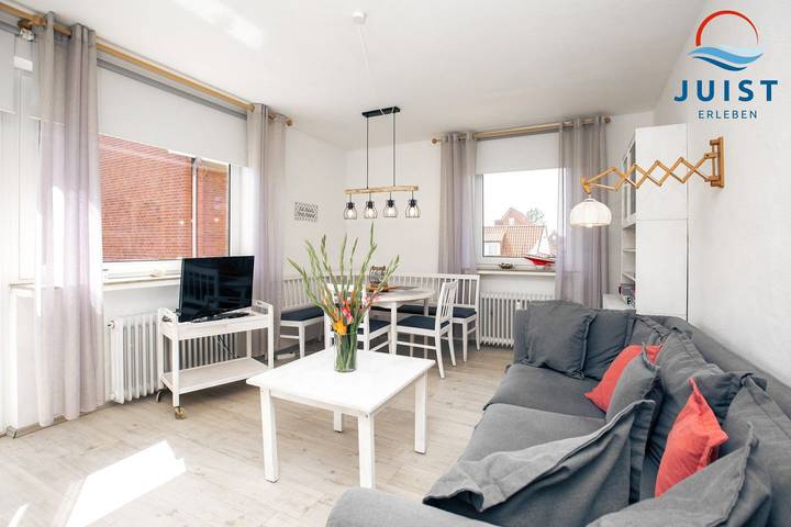 Ferienwohnung für 4 Personen, mit Balkon, mit Haustier auf Juist