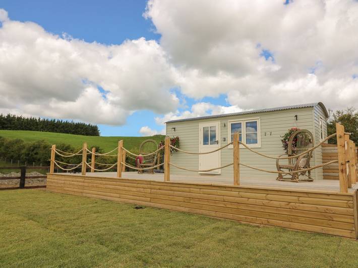 Glamping für 2 Personen, mit Ausblick und Garten, mit Haustier in Wales