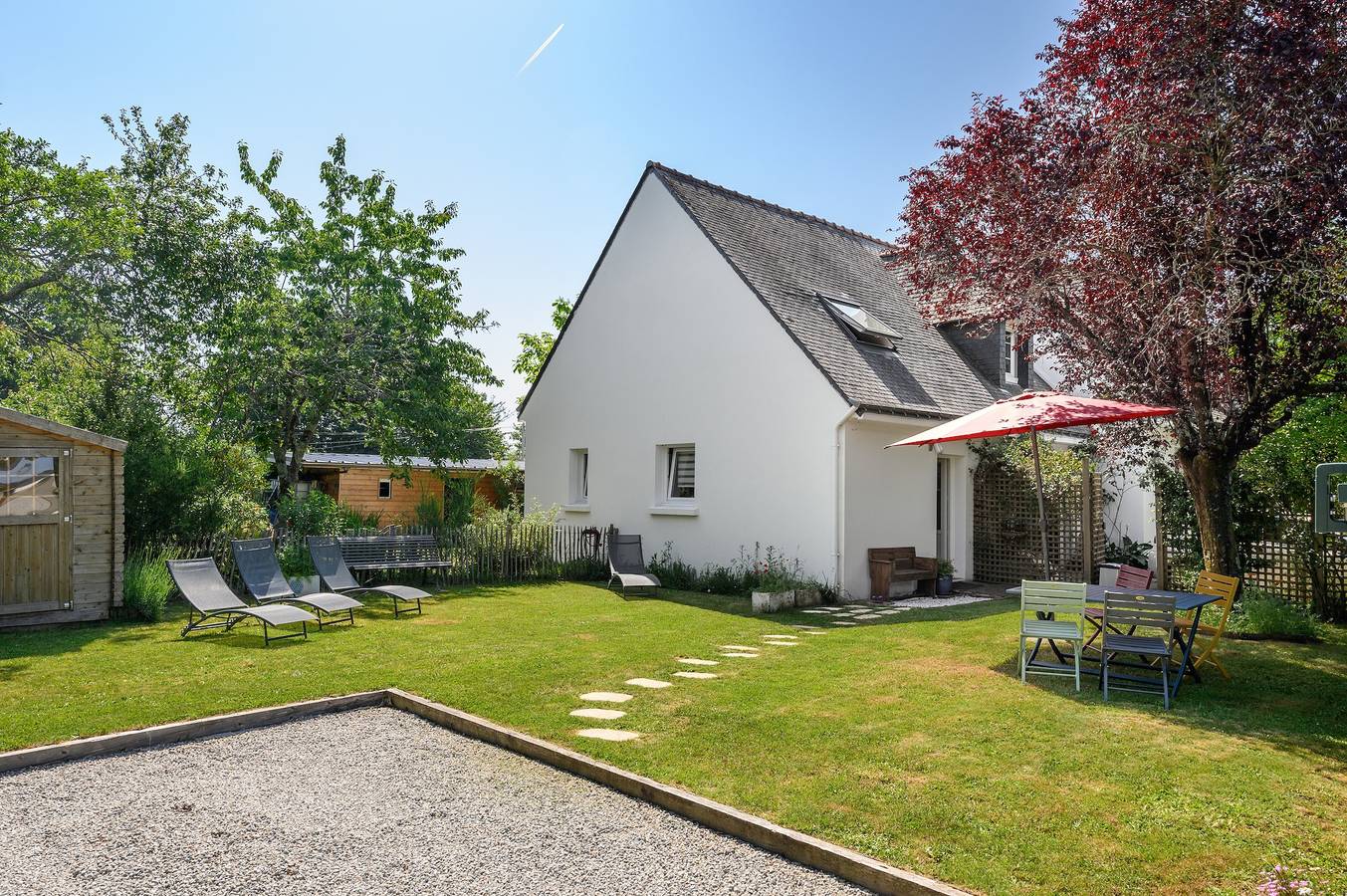 Maison de vacances 'La Fleur De Vie' avec jardin privé et Wi-Fi in Pluneret, Côte des Mégalithes