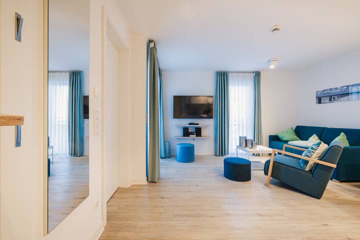 Ferienwohnung für 2 Personen, mit Balkon und Sauna in Prerow