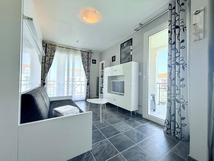Apartamento para 2 personas, con vistas y balcón en Rochefort